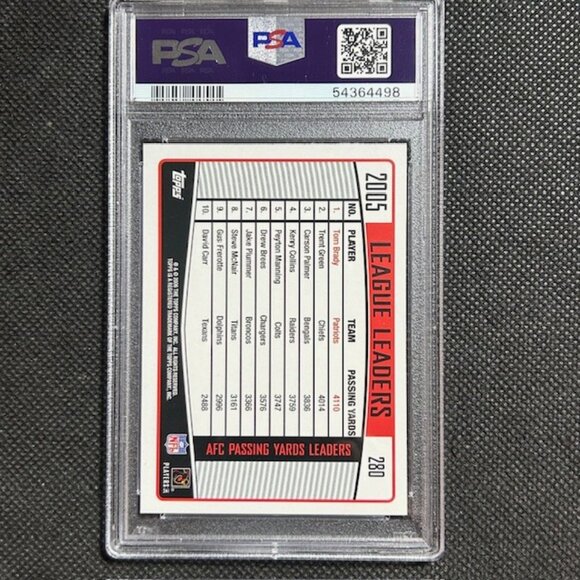 2006 Topps - #280 Tom Brady League Leaders | eBay 2006 Topps #280 - Tom Brady - League Leaders - PSA 9 Mint New England Patriots
